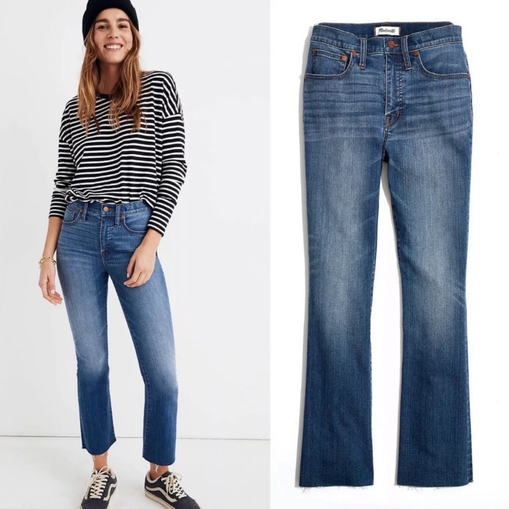 Madewell Cali Demi-Boot Jeans in Kemper Wash NEW
